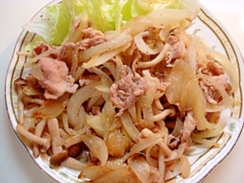 豚肉★しめじ★塩生姜焼き